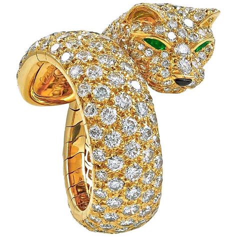 cartier jaguar ring diamonds